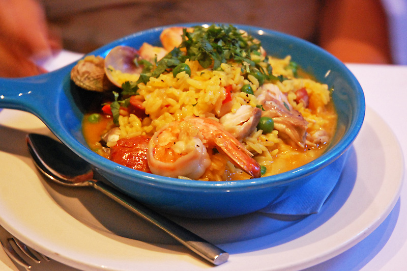 Paella dish