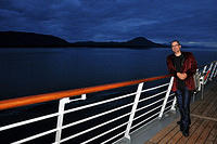 It never seems to get completely dark up here at this time of year