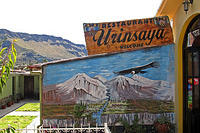 We arrive in the main town of Chivay at this restaurant